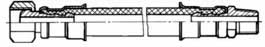 Рис.8 Схематическое изображение гайки (М20х1,5) ниппель(К 1/4)