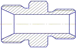 Рис.2. Схематическое изображение штуцера присоединительного