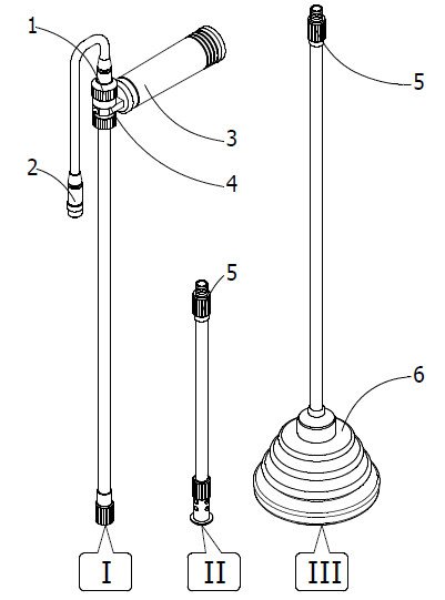 Конструкция газоотборного зонда течетскателя ПОИСК-02М Д1