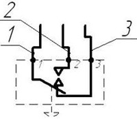 Рис.1. Схема электрическая подключения ДНТ-100
