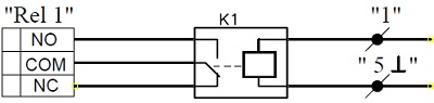 Рис.1. Функциональная схема одного (первого) реле БР32-4