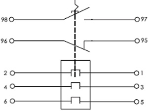 Рис.1. Схема электрическая принципиальная реле РТЛ-1014