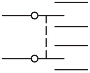 Рис.1. Электрическая схема переключателя KCD2-203