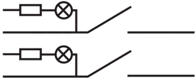 Рис.1. Электрическая схема эпереключателя KCD2-2101N