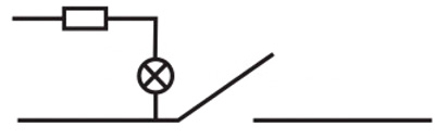 Рис.1. Электрическая схема переключателя KCD3-101EN
